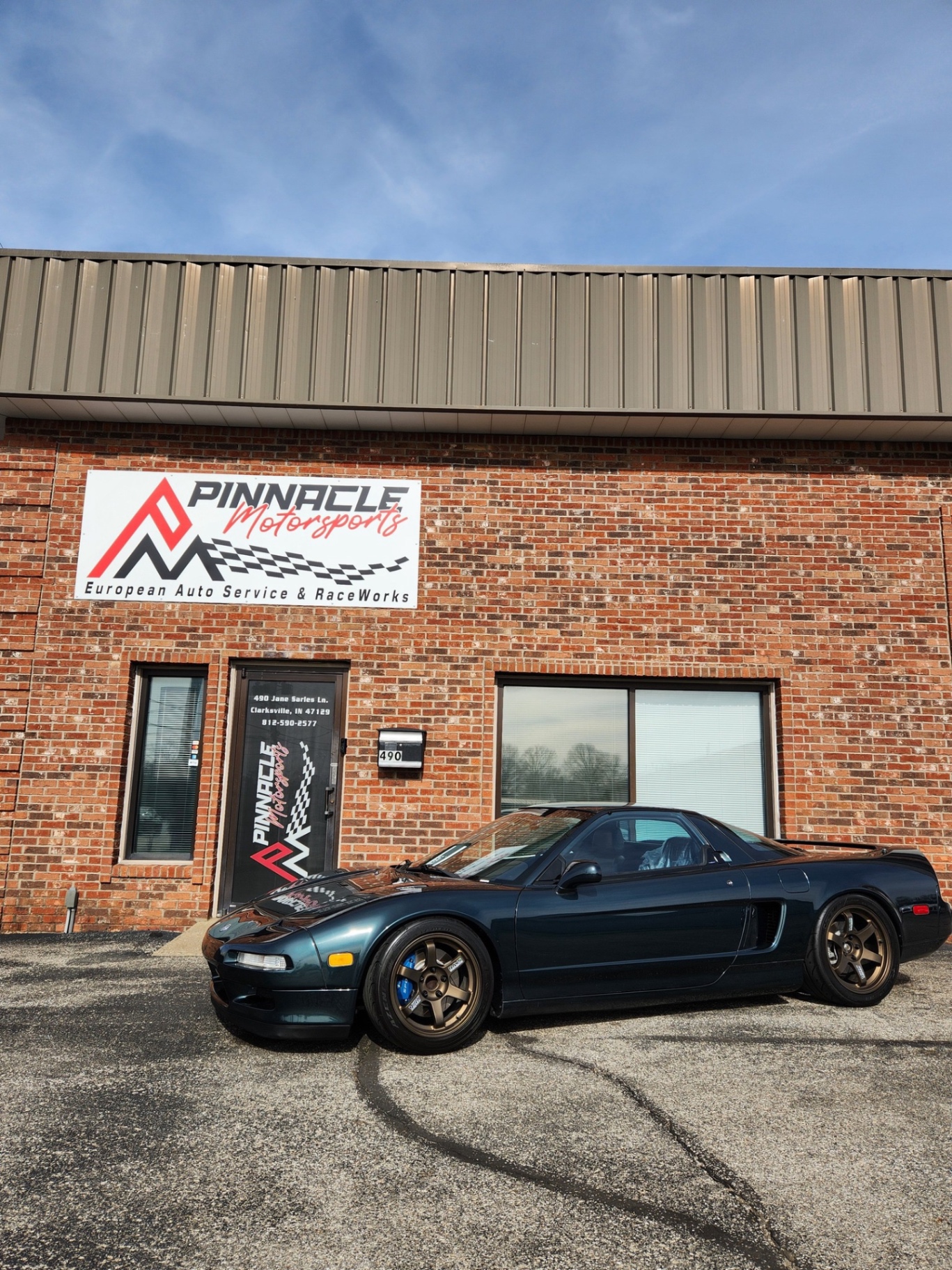 Acura NSX at Pinnacle Motorsports