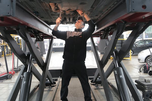 Performance vehicle maintenance showcasing motorsports-level attention to detail